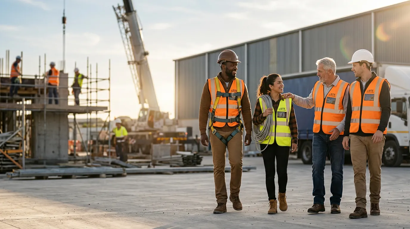Construction Labour Hire - Skilled Workers on Site