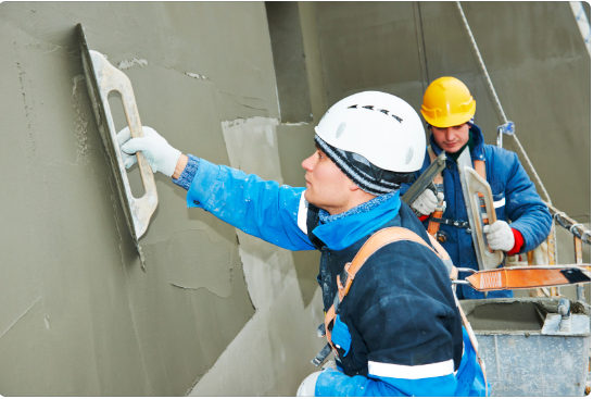 Satisfied client with Team Labourer Agency plasterer