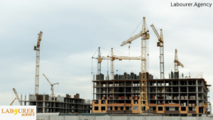 CSCS card holder on a construction site