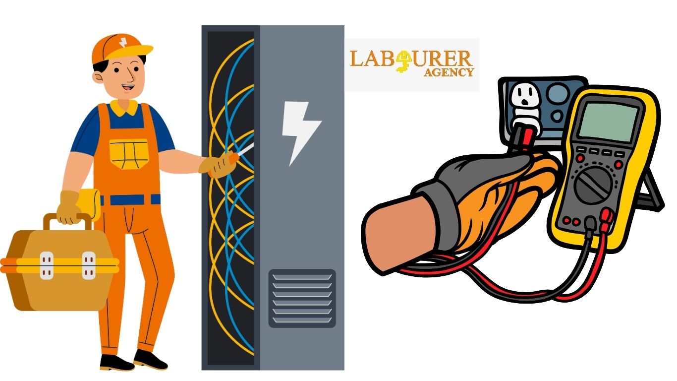 Happy client shaking hands with a Team Labourer Agency representative