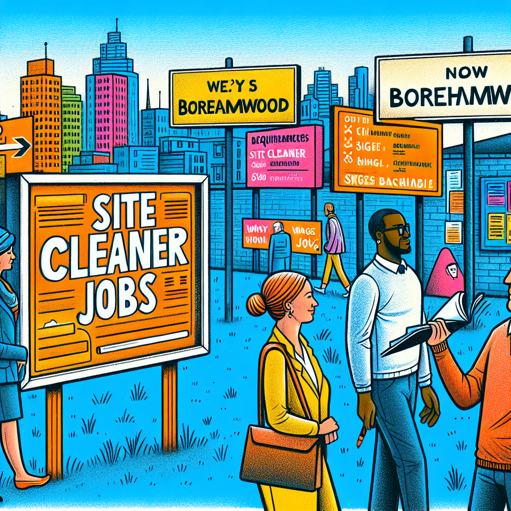 Find Site Cleaner Jobs in Borehamwood