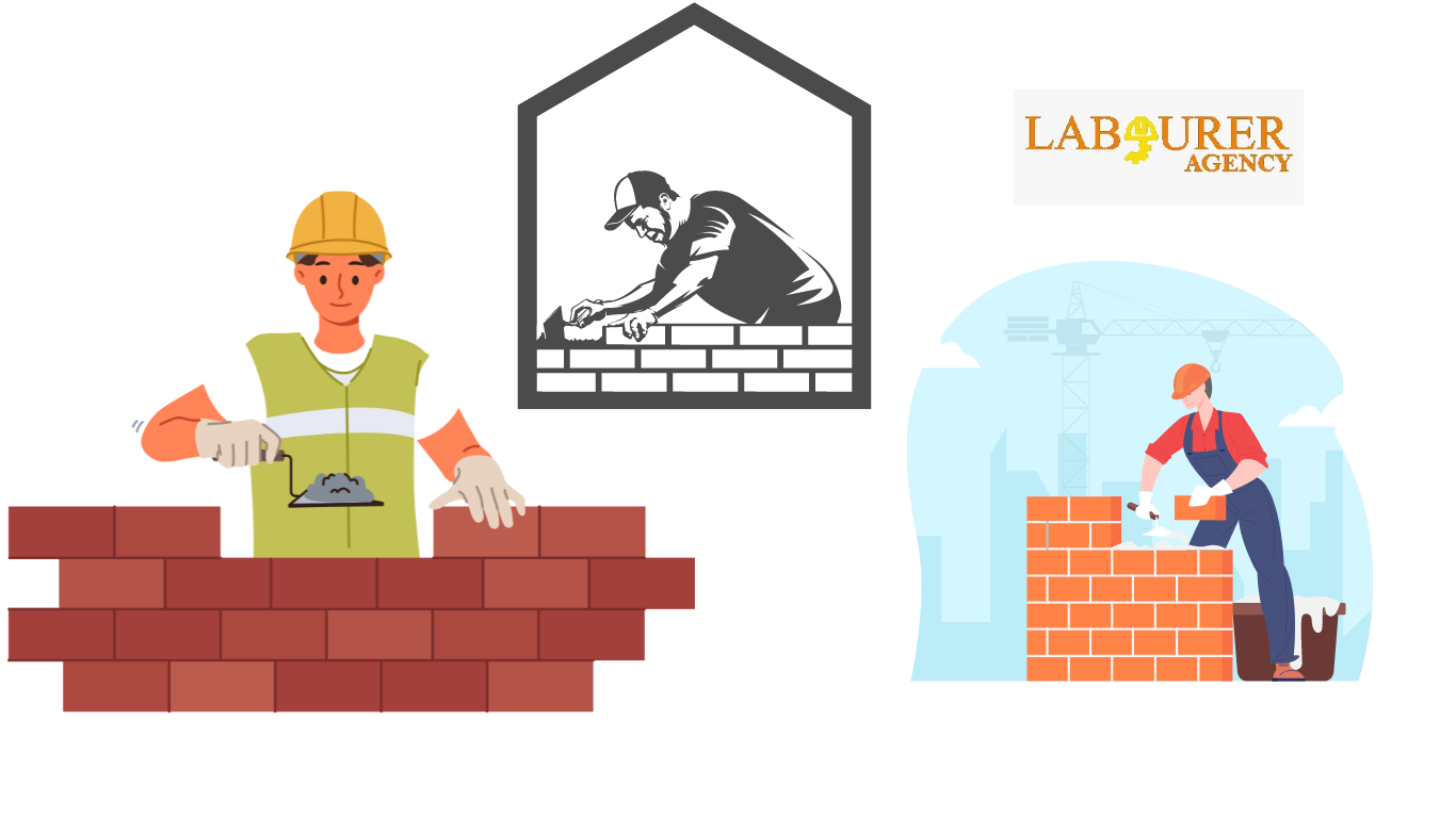 Team Labourer Agency representative discussing with a construction manager