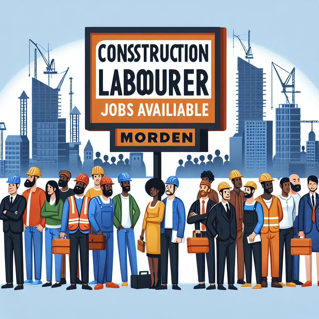 Find Construction Labourer Jobs in Morden