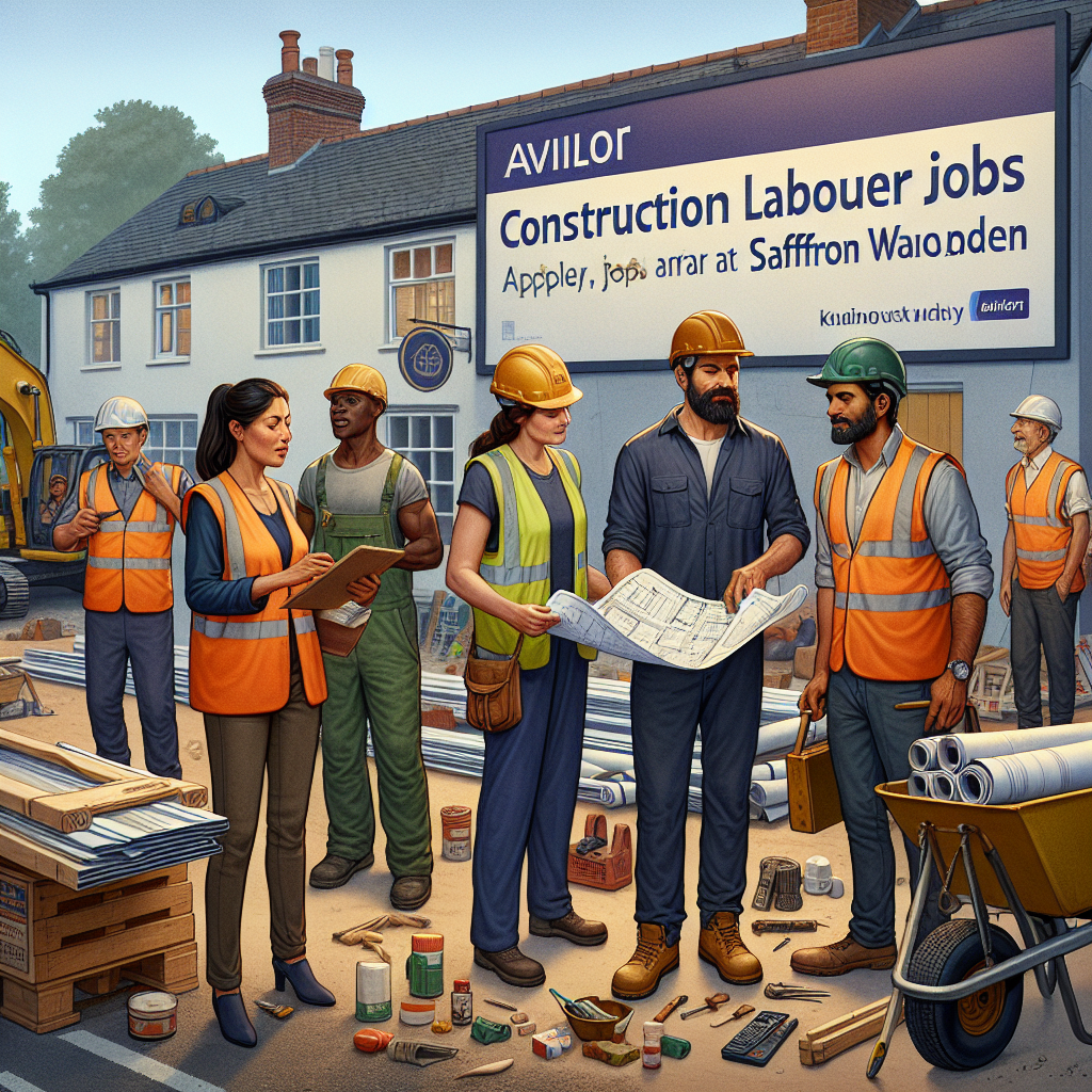 Find Construction Labourer Jobs in Saffron Walden