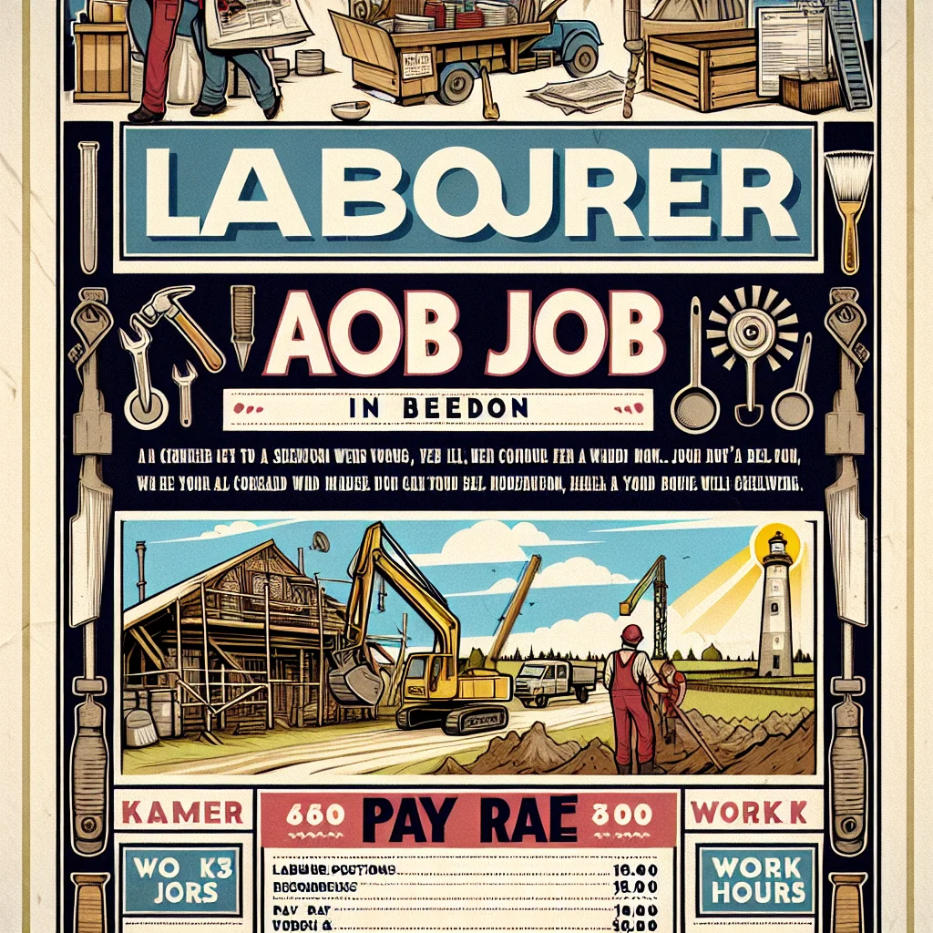 Find Labourer Job in Beedon