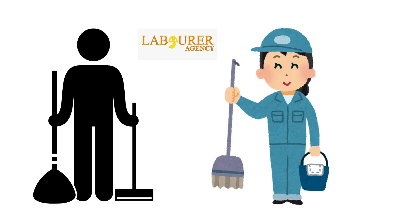 Professional cleaning staff