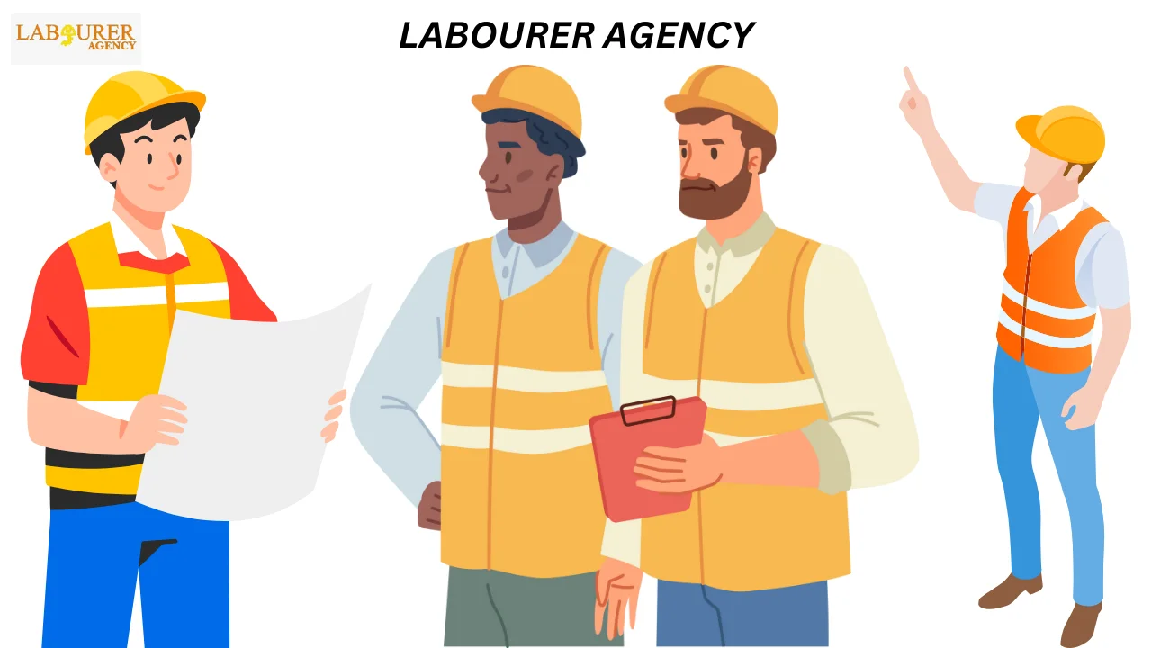 Team Labourer Agency recruiters working together