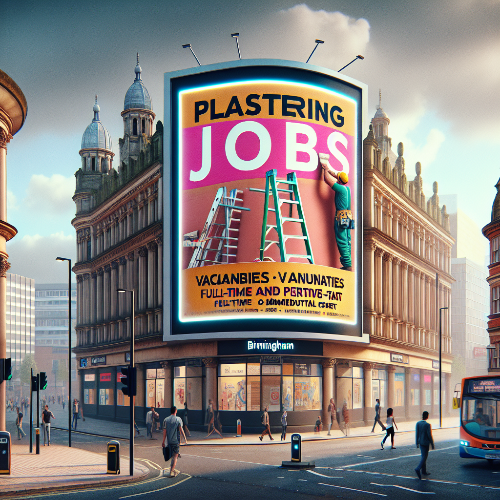 Find Plastering Jobs Birmingham