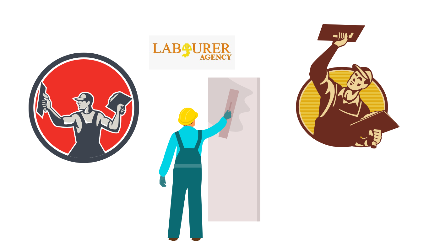 Team Labourer Agency staff reviewing job applications