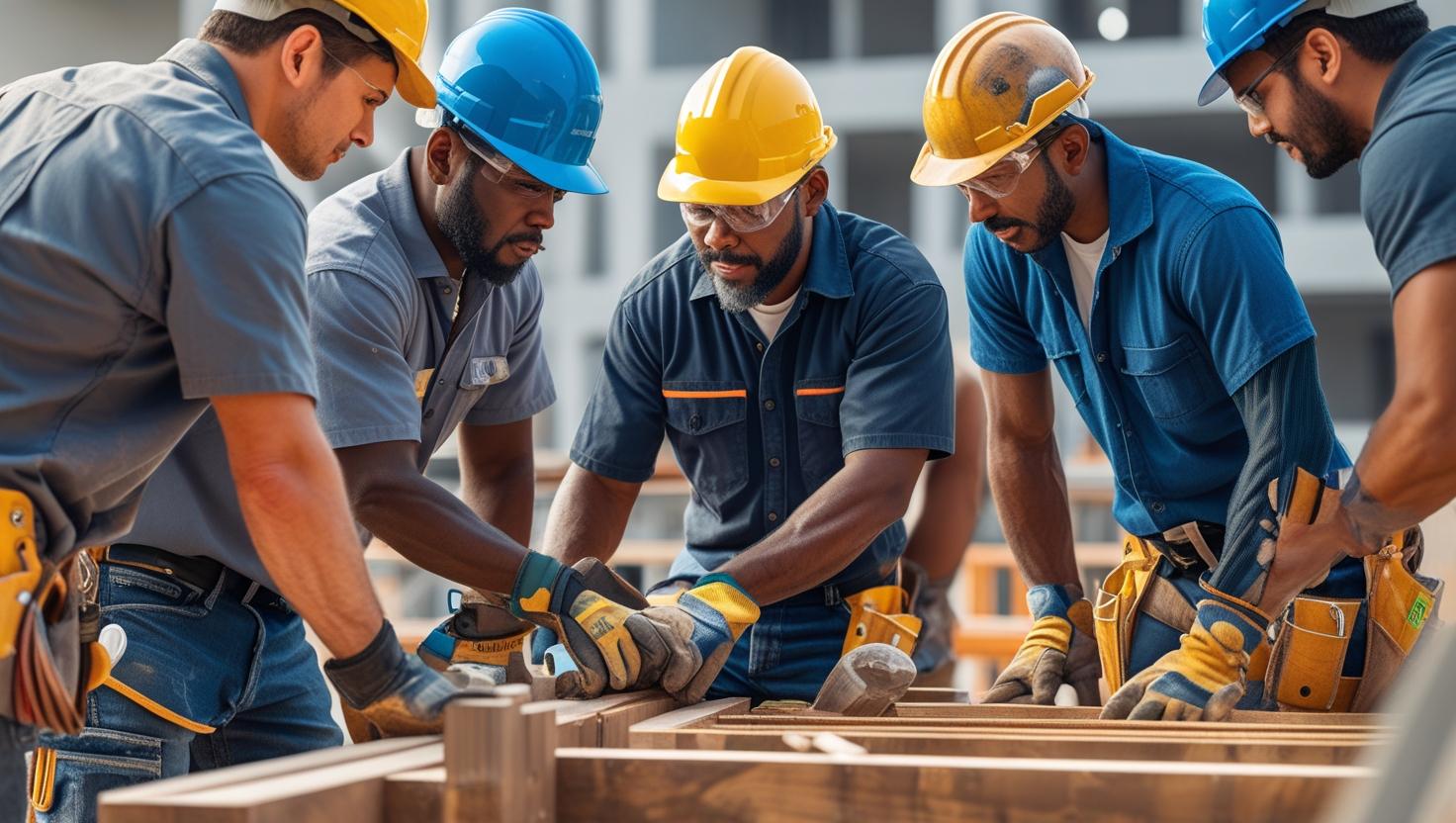 A skilled tradesman focused on his work