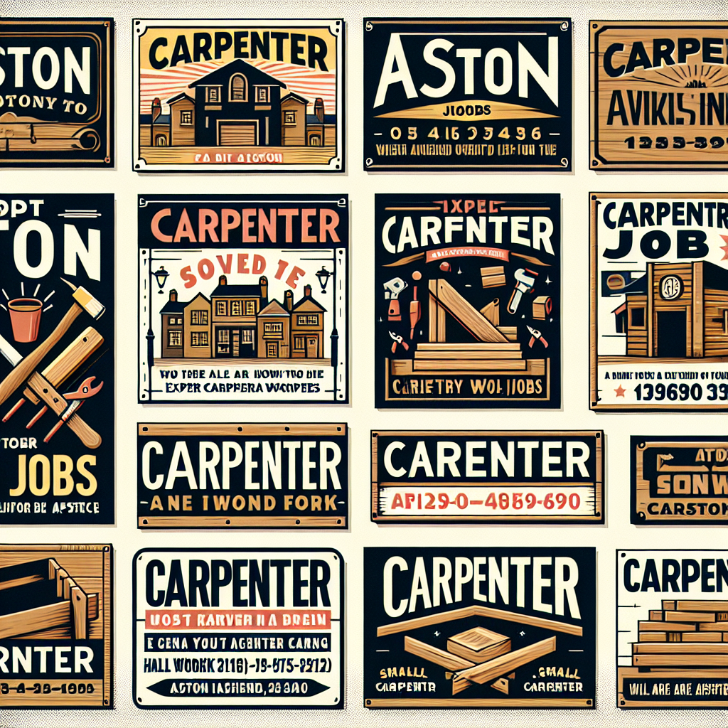Find Carpenter Jobs in Aston
