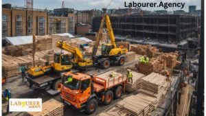 Team Labourer Agency recruiters discussing construction job opportunities