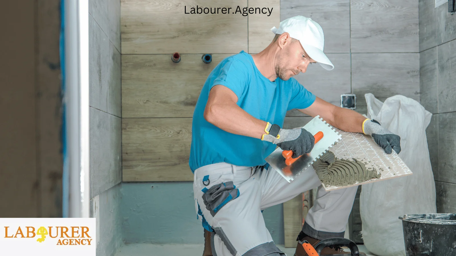 Team of site operatives working on a construction project in Epsom